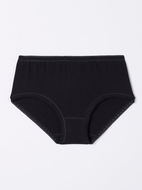 Culotte midi, en coton strech  - Damart - Kiabi