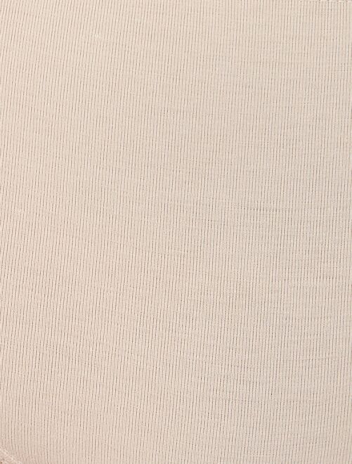 Culotte midi, en coton strech  - Damart - Kiabi