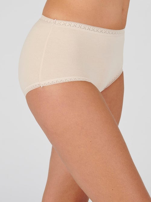 Culotte midi, en coton strech  - Damart - Kiabi