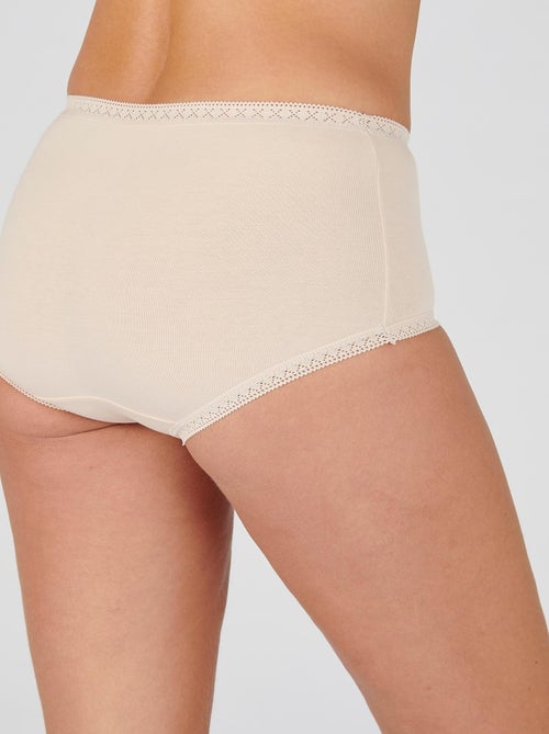Culotte midi, en coton strech  - Damart - Kiabi