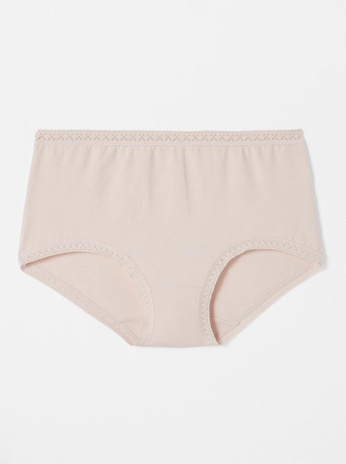 Culotte midi, en coton strech  - Damart - Kiabi