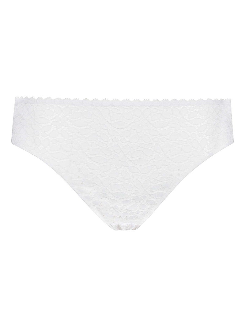 Culotte midi en dentelle florale Daily Dentelle Blanc - Kiabi