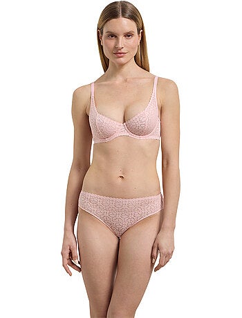 Culotte midi en dentelle florale Daily Dentelle