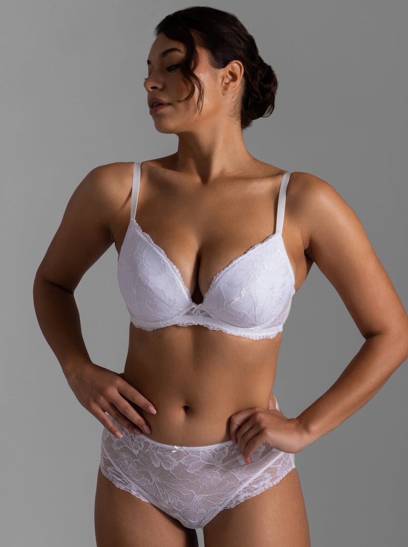 Culotte midi en dentelle parfaite Dorina Blanc - Kiabi