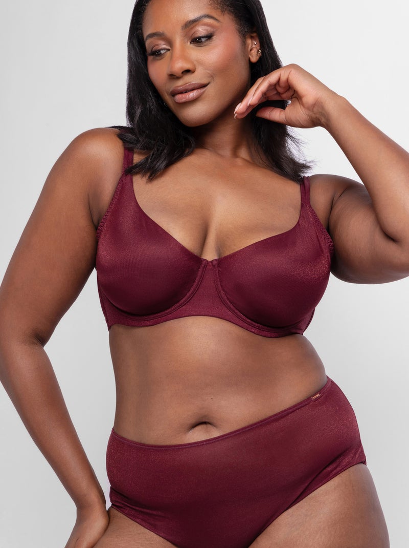 Culotte midi en maille scintillante origins Dorina Noir - Kiabi