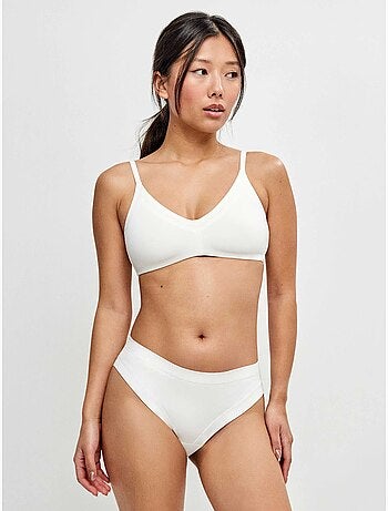 Culotte midi en microfibre