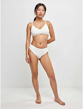 Culotte midi en microfibre