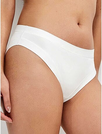 Culotte midi en microfibre