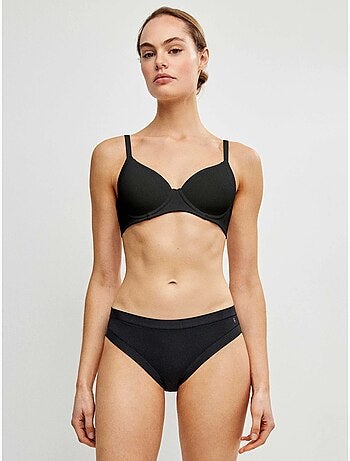 Culotte midi en microfibre