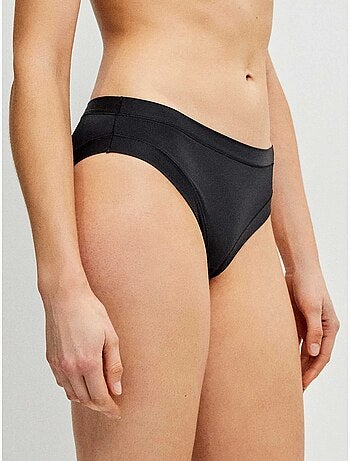Culotte midi en microfibre