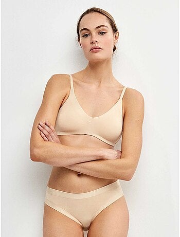 Culotte midi en microfibre