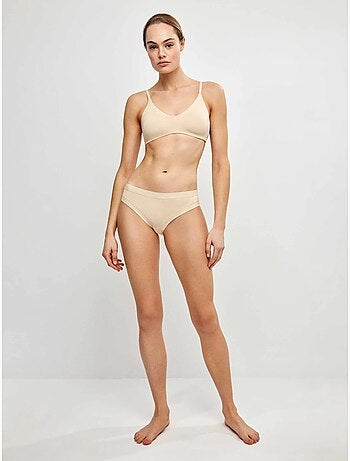 Culotte midi en microfibre
