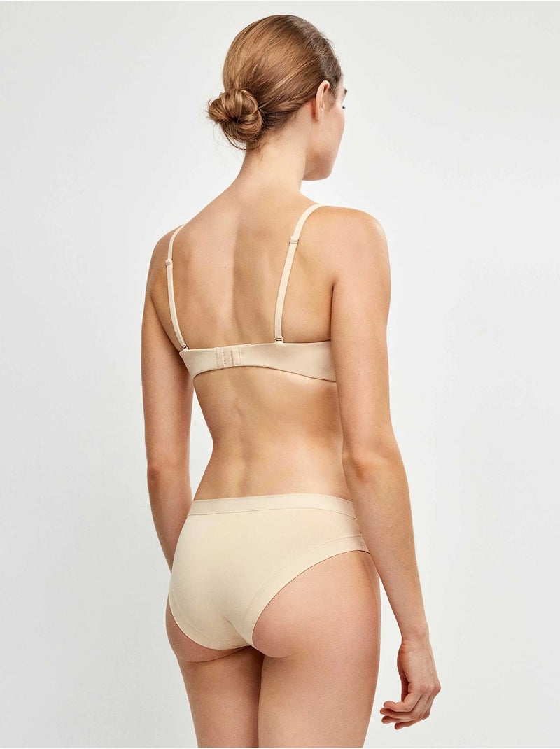 Culotte midi en microfibre Rose - Kiabi