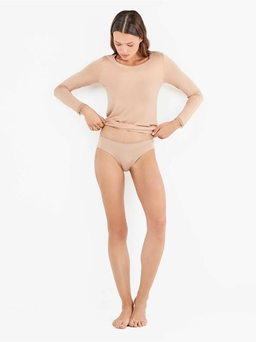 Culotte midi extra-plat Modal Lenzing - Kiabi