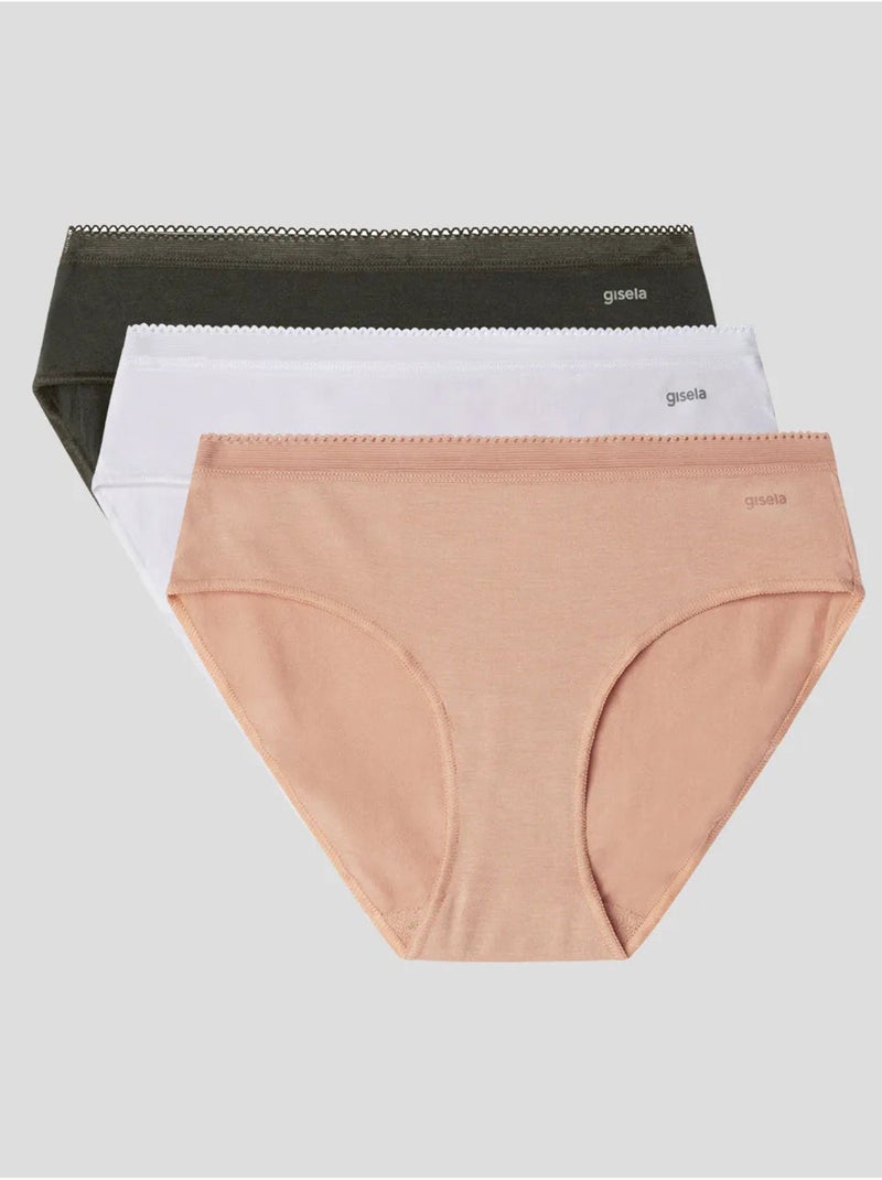 Culotte midi extra-plat Modal Lenzing Rose - Kiabi