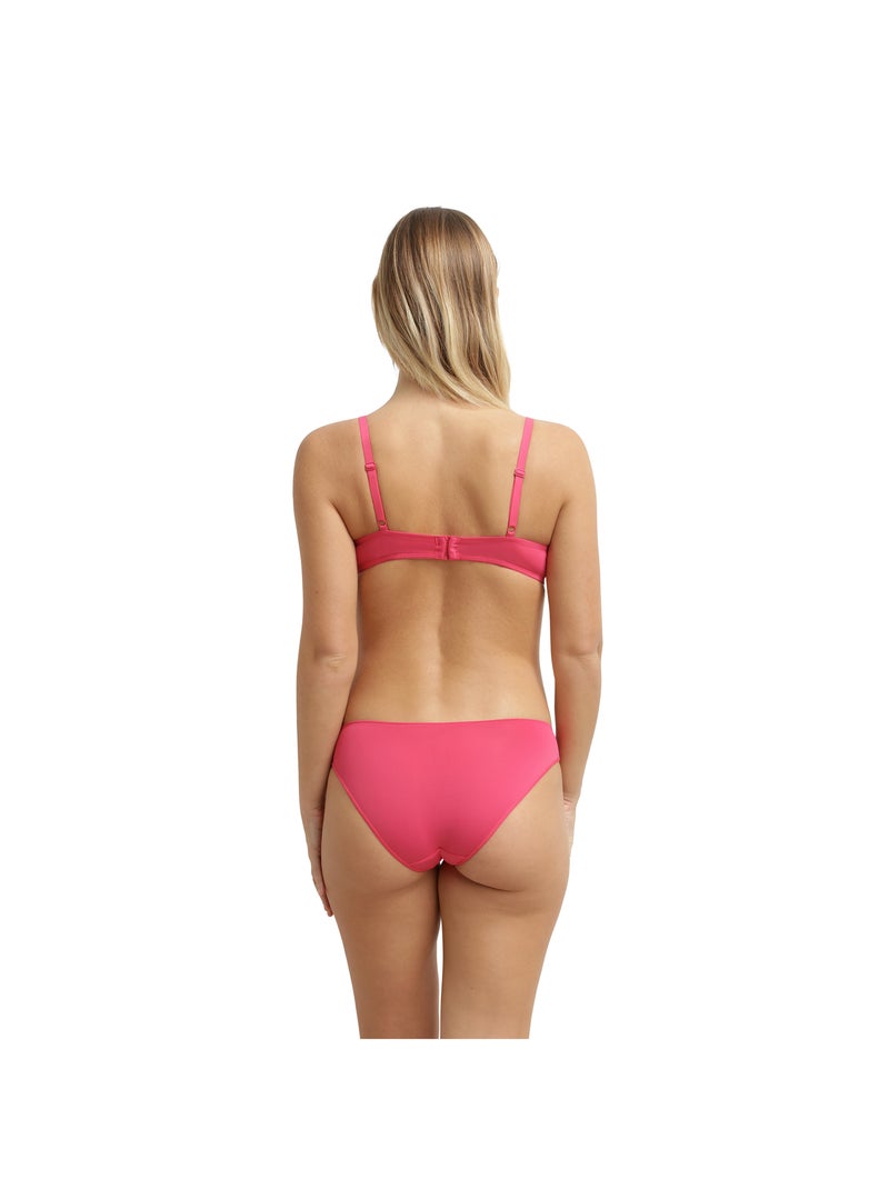 Culotte midi Feminine Line Rose - Kiabi