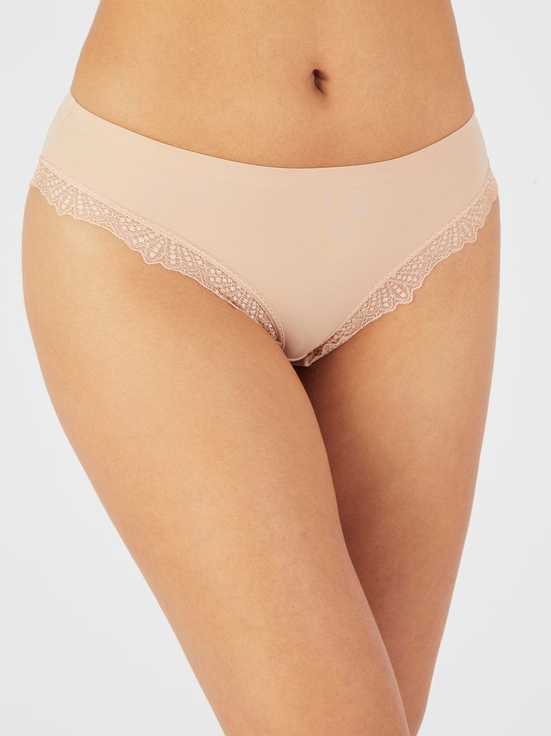 Culotte midi invisible - Damart Beige - Kiabi