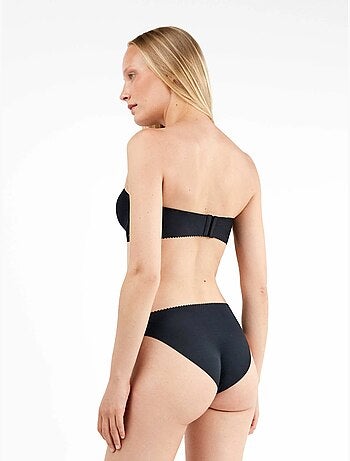 Culotte midi invisible en tissu microfibre