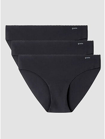 Culotte midi invisible en tissu microfibre