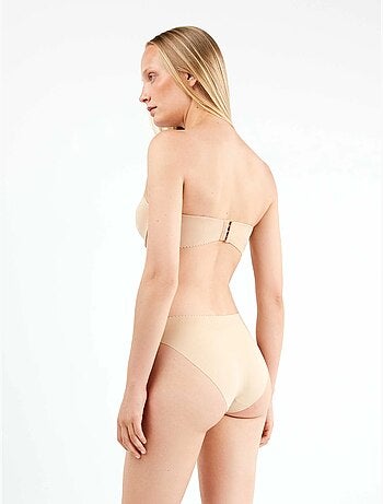 Culotte midi invisible en tissu microfibre