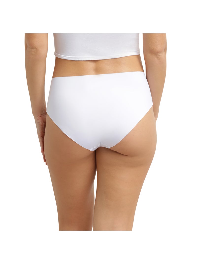 Culotte midi Micro Invisible Blanc - Kiabi