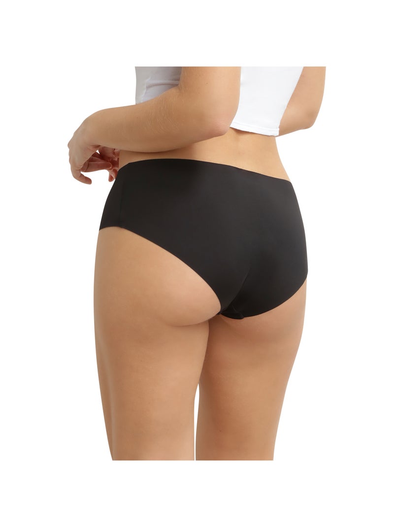 Culotte midi Micro Invisible Noir - Kiabi