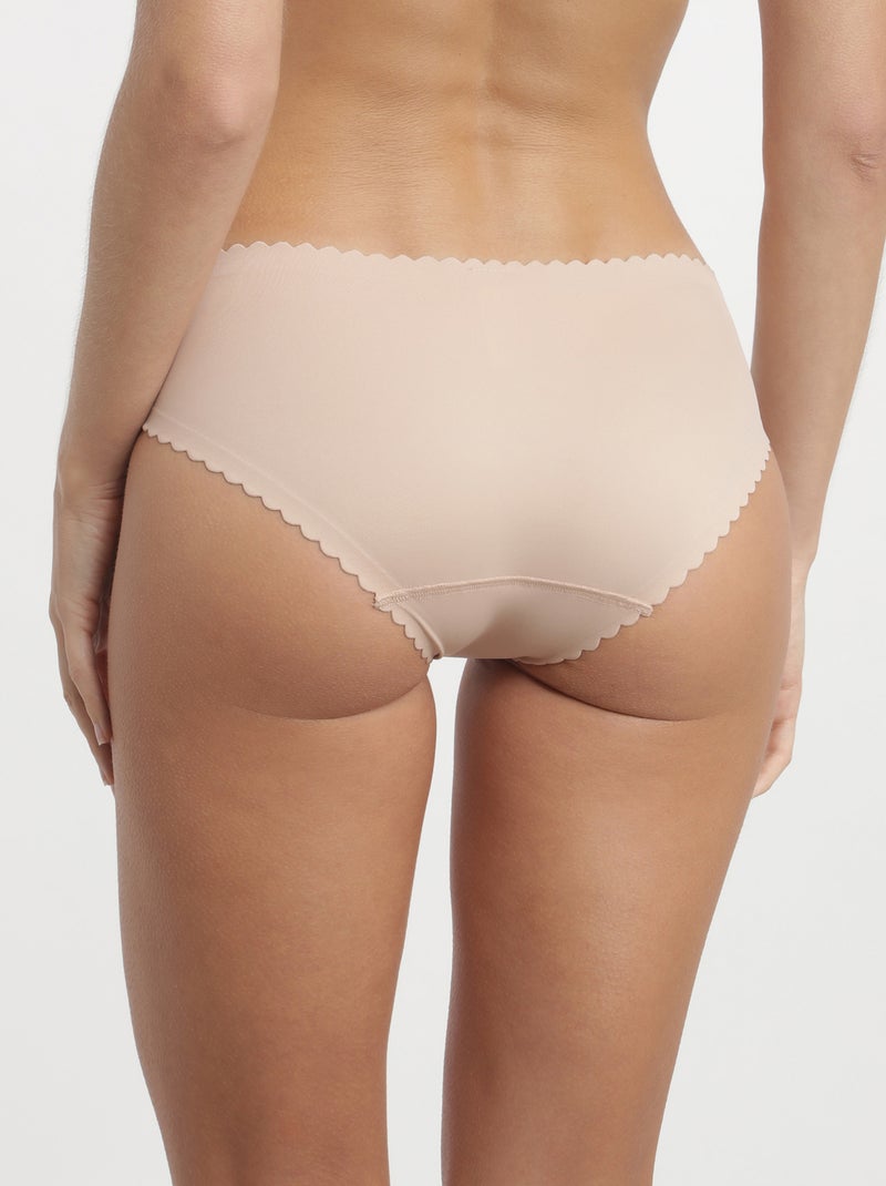 Culotte midi microfibre Body Touch Beige argile - Kiabi