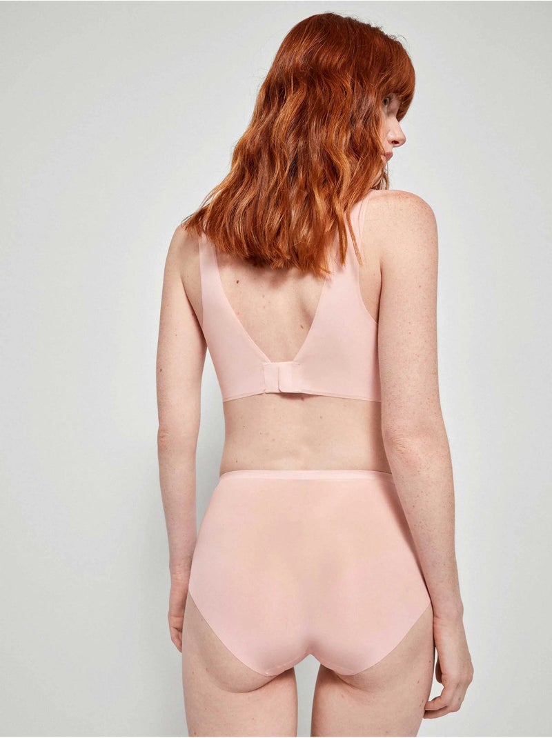 Culotte midi postérieur préformé Rose - Kiabi