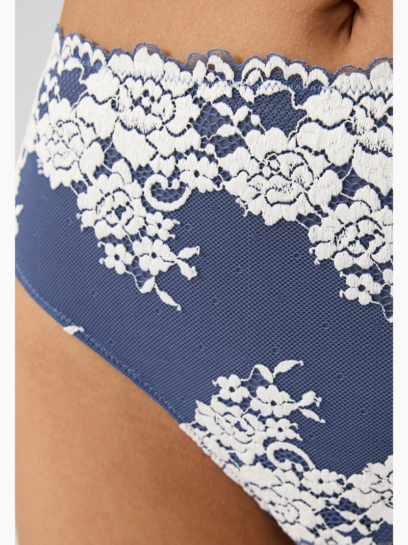 Culotte midi ROSA by Damart. - Damart Bleu gris - Kiabi