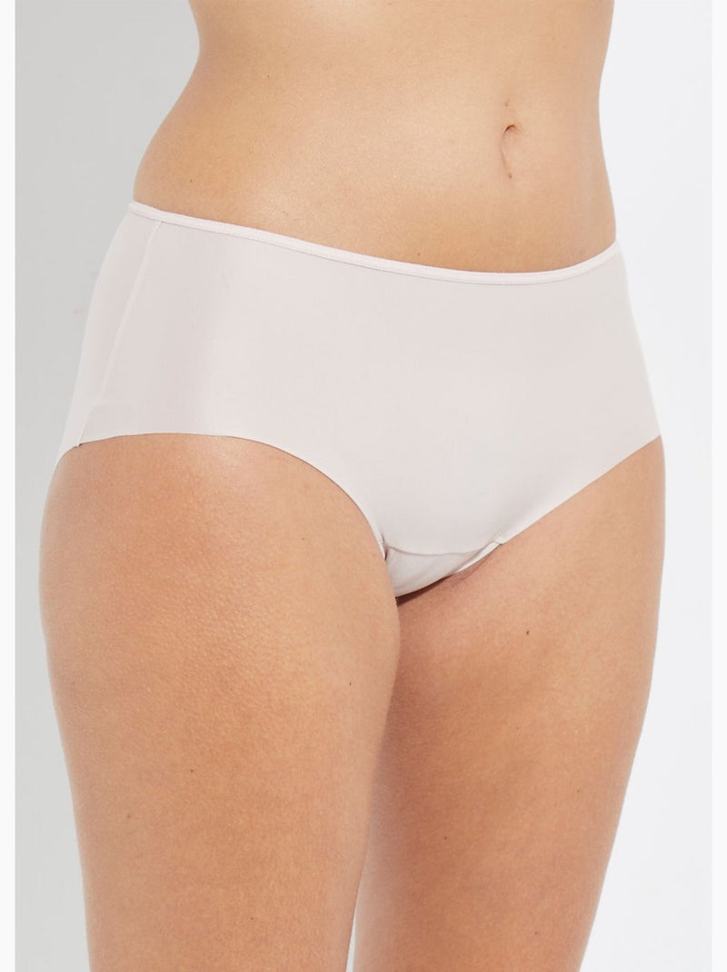 Culotte midi sculptante taille normale - Afibel Beige - Kiabi