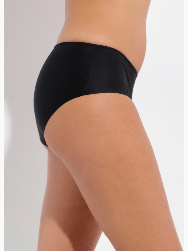 Culotte midi sculptante taille normale - Afibel Noir - Kiabi
