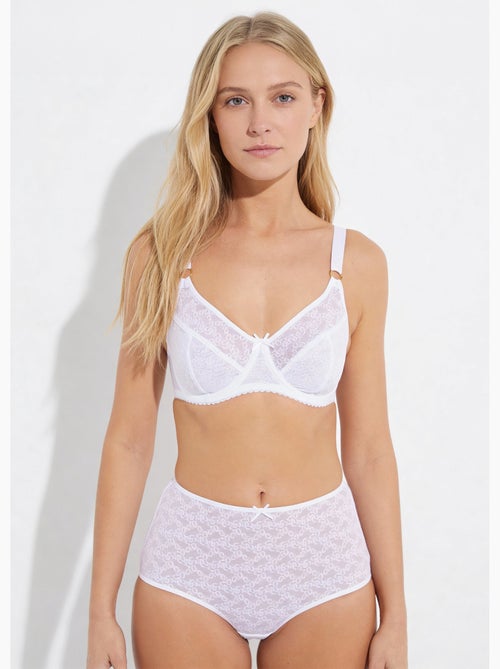Culotte midi taille normale maille fantaisie - Afibel - Kiabi