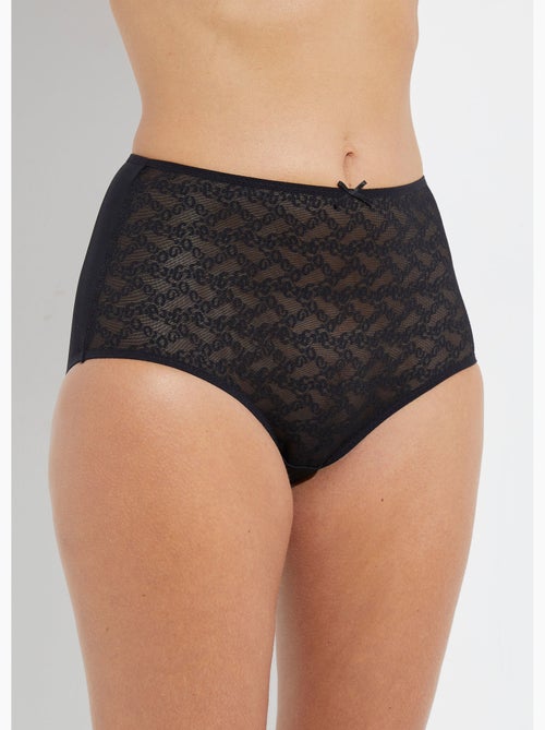 Culotte midi taille normale maille fantaisie - Afibel - Kiabi