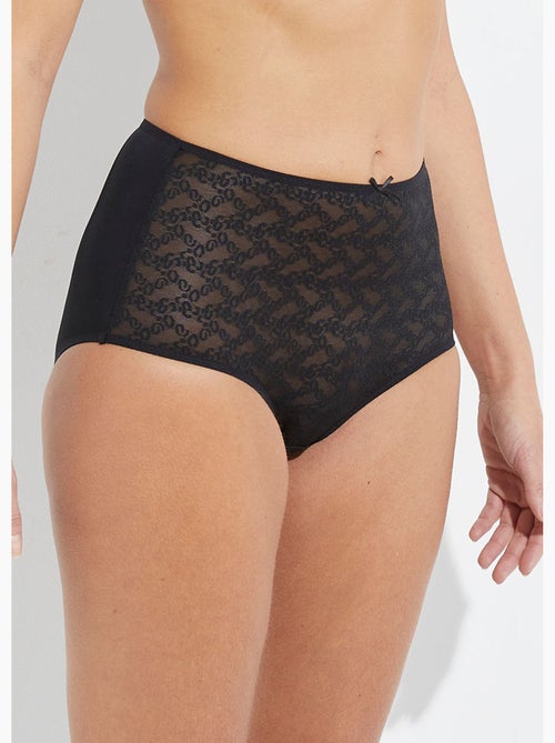 Culotte midi taille normale maille fantaisie - Afibel - Kiabi