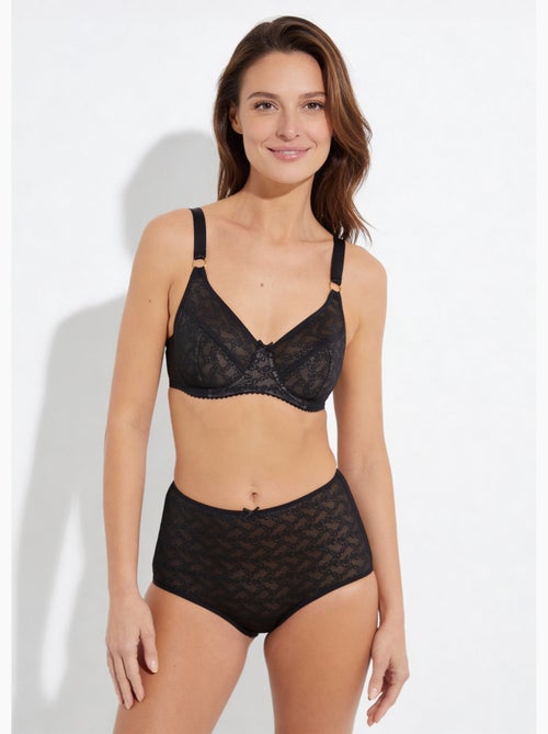 Culotte midi taille normale maille fantaisie - Afibel - Kiabi