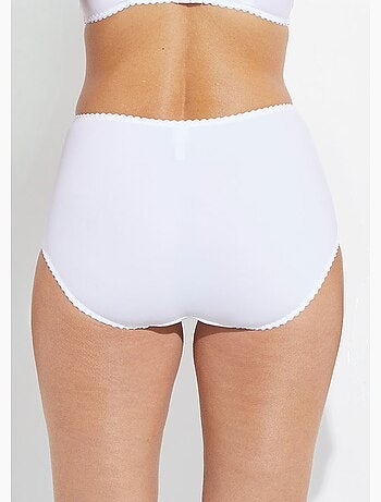 Culotte midi taille normale tulle et microfibre - Afibel