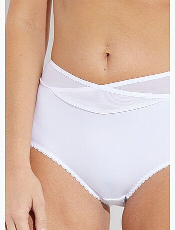 Culotte midi taille normale tulle et microfibre - Afibel