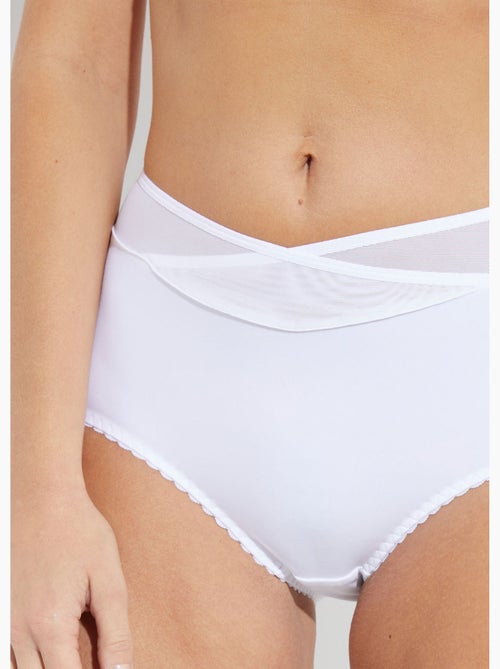 Culotte midi taille normale tulle et microfibre - Afibel - Kiabi