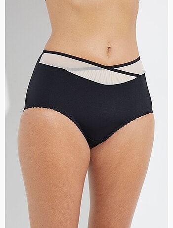 Culotte midi taille normale tulle et microfibre - Afibel