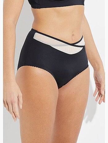 Culotte midi taille normale tulle et microfibre - Afibel