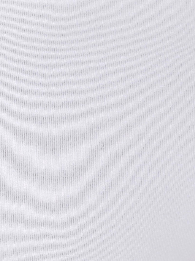 Culotte mini coton stretch - Damart Blanc - Kiabi