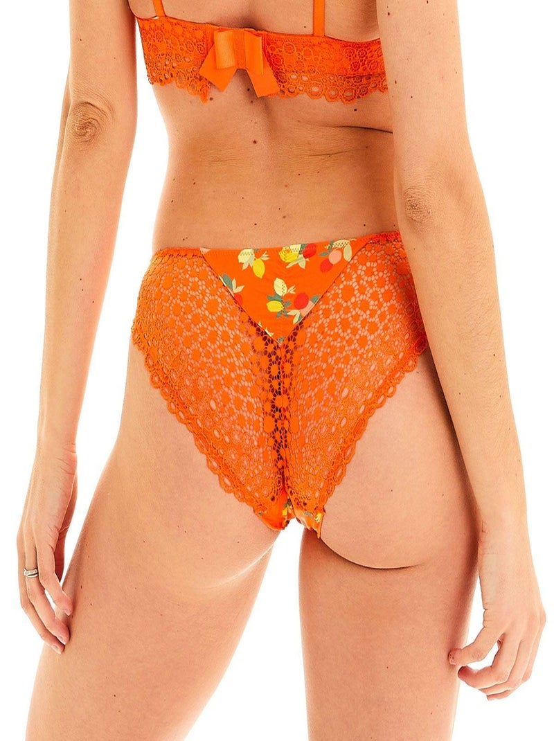 Culotte NOUMEA - Camille Cerf & Pomm'Poire Orange - Kiabi