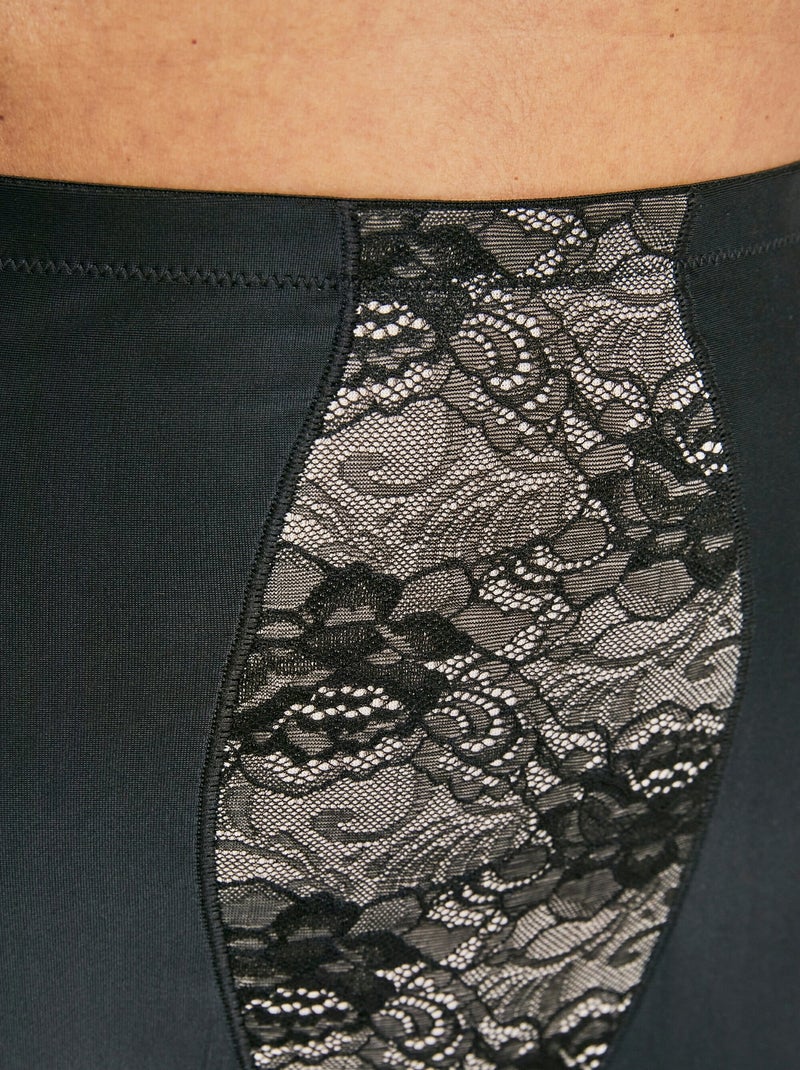 Culotte panty gainante taille haute - Afibel Noir - Kiabi