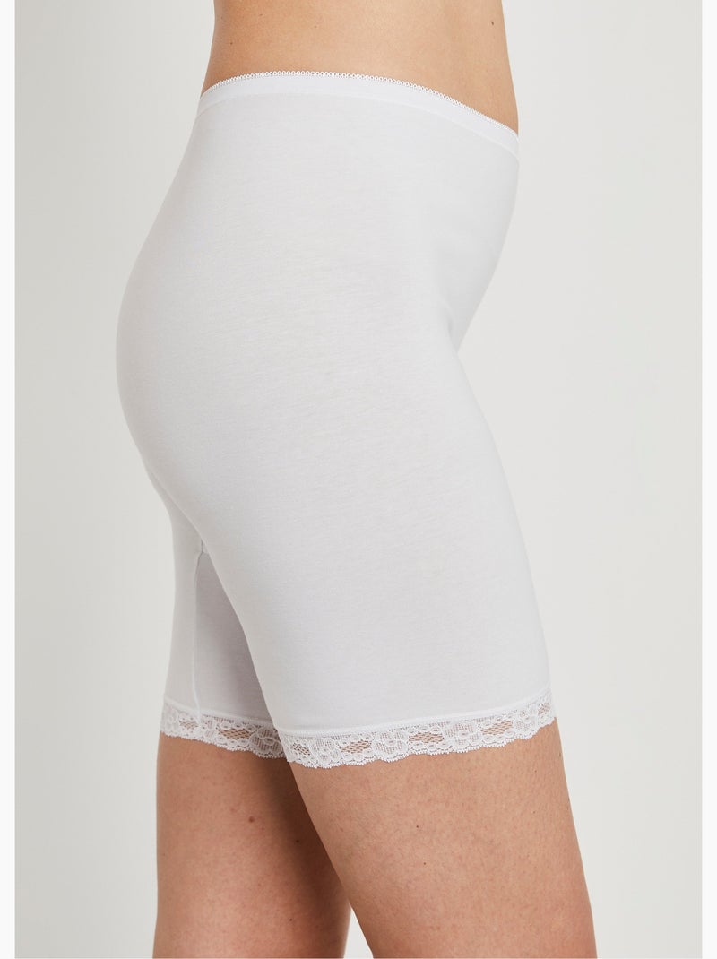 Culotte panty seconde peau - lot de 2 - Afibel Blanc - Kiabi