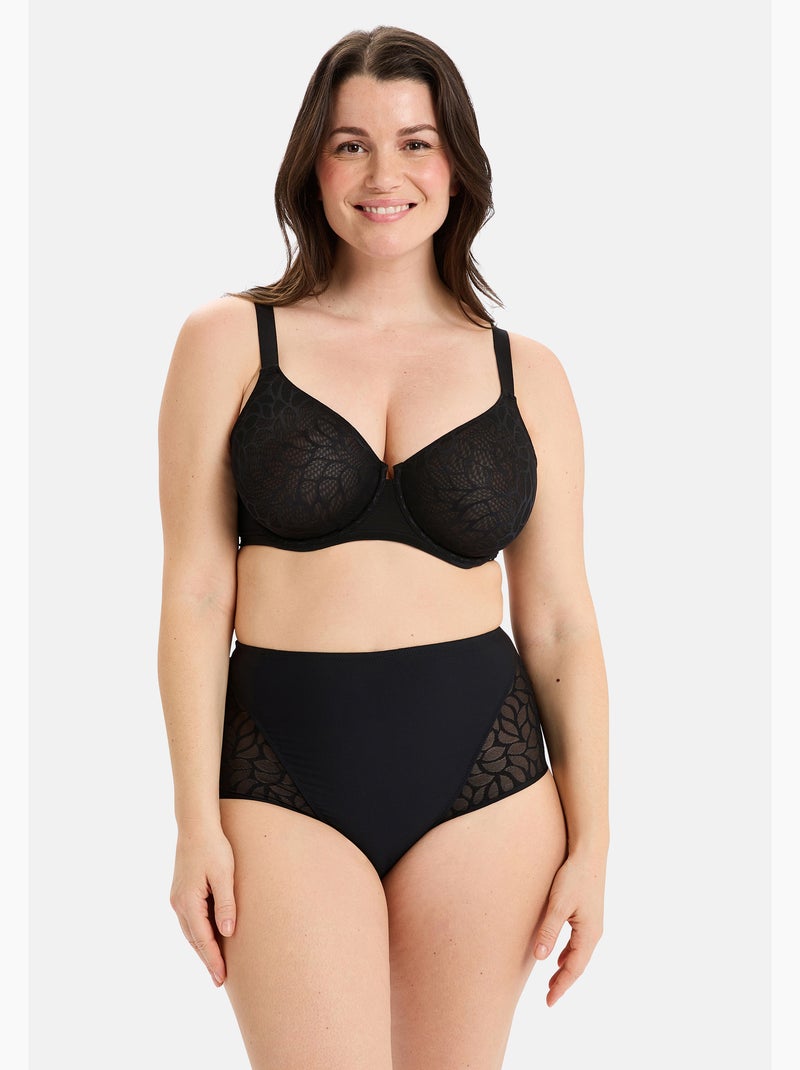 Culotte perfect curves sans complexe lingerie Noir - Kiabi