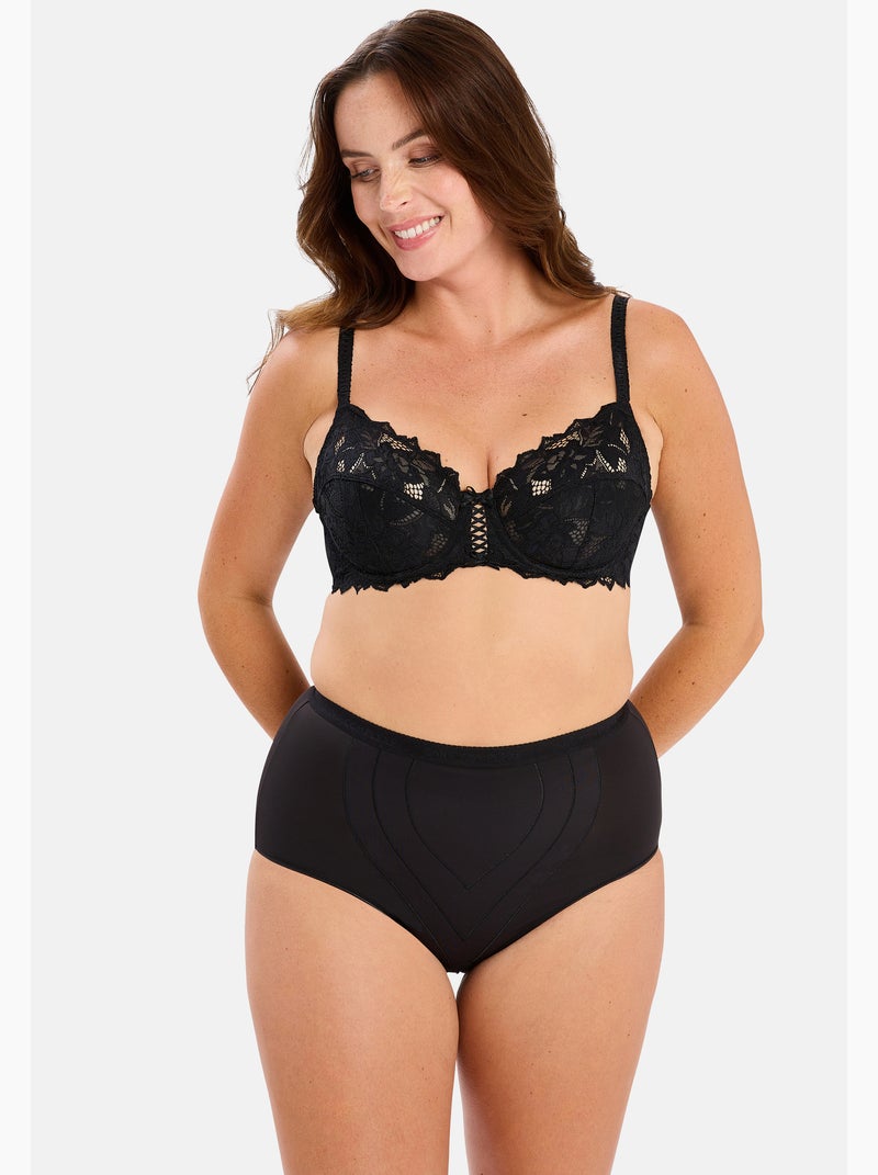 Culotte perfect lift sans complexe lingerie Noir - Kiabi