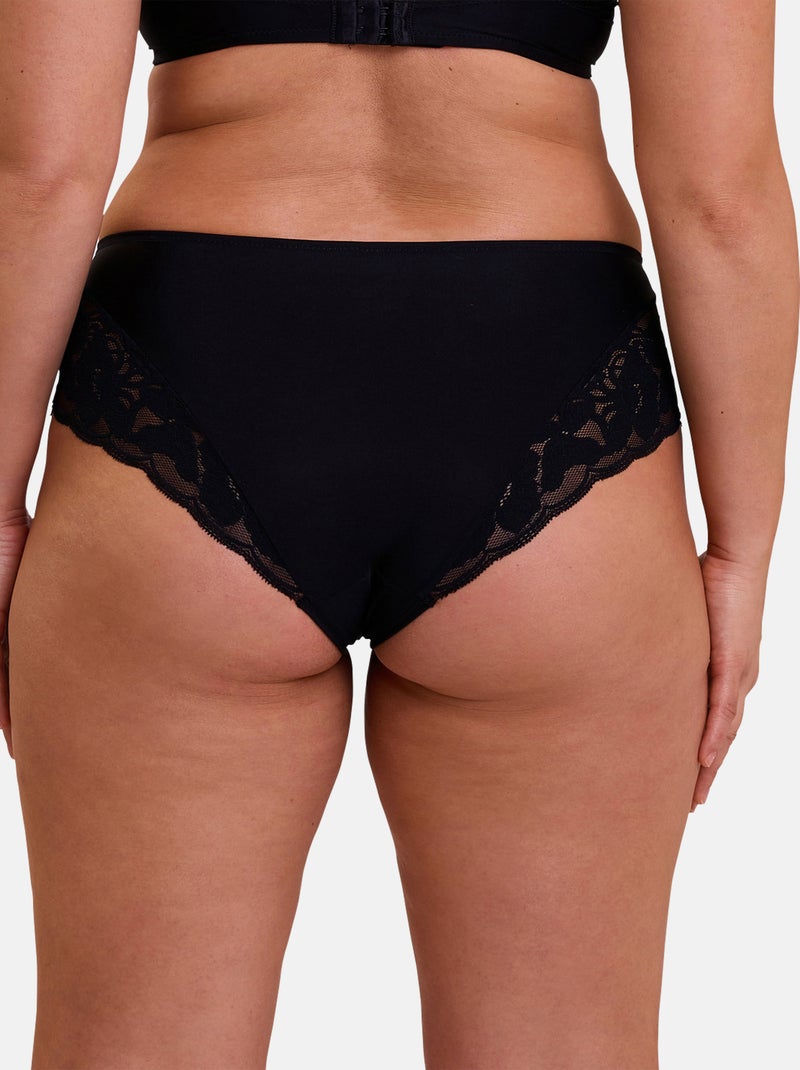 Culotte Romance Sans Complexe Noir - Kiabi