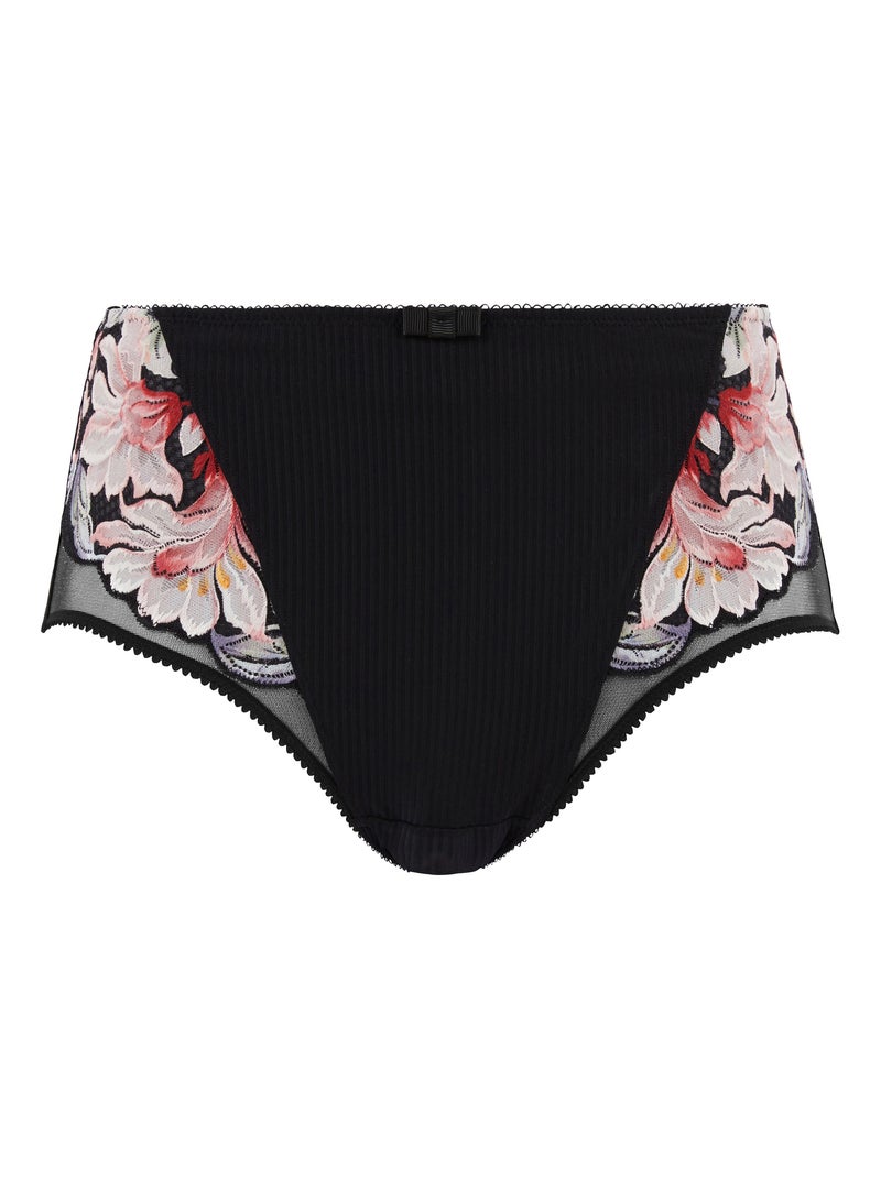 Culotte rosa fantaisie sans complexe lingerie Noir Rose - Kiabi