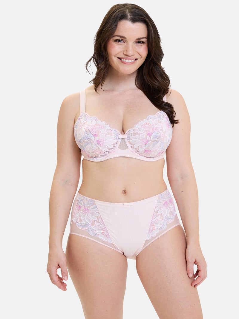 Culotte rosa fantaisie sans complexe lingerie Rose clair - Kiabi