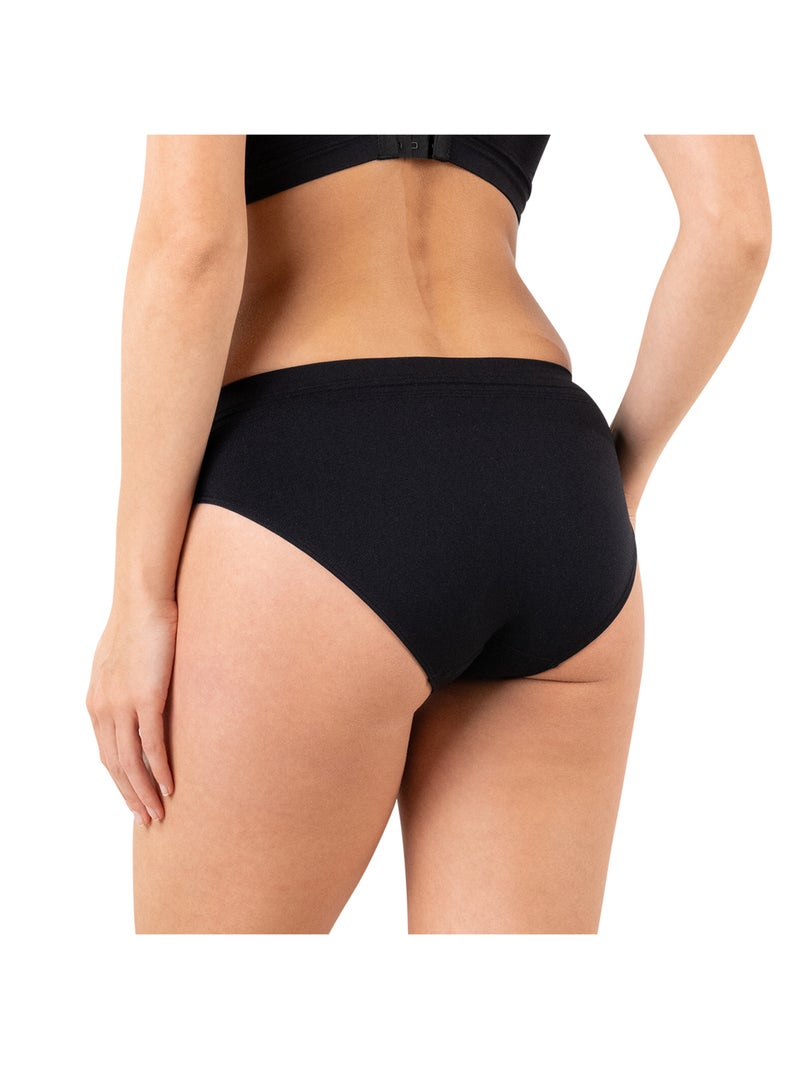 Culotte sans coutures femme Pure Micro Athena Noir - Kiabi